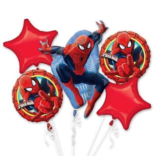 Ultimate Spiderman Foil Bouquet Balloons