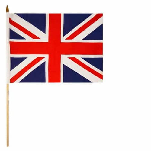 Union Jack 18" x 12" Polyester Hand Flag