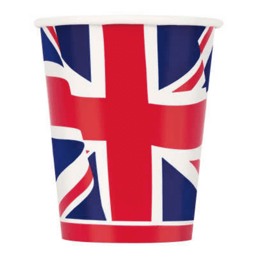 Union Jack Printed Tableware  - Cups