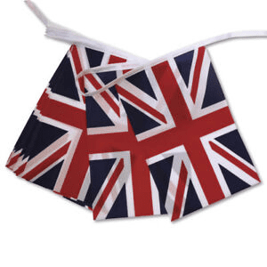 Union Jack Rectangular Polyester Bunting 3mtr - SOLD OUT