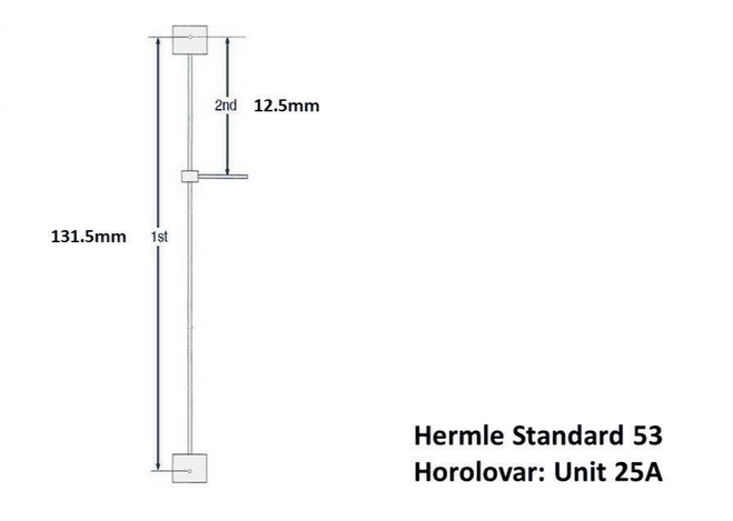 Hermle Miniature 54 (Unit 25b) 400 Day Suspension Unit