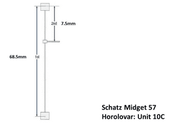 Schatz Midget 57 (unit 10C) 400 Day Suspension Complete Unit