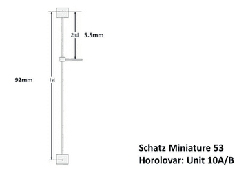 Schatz Miniature 53/54 (unit 10A/B) 400 Day Suspension Complete Unit