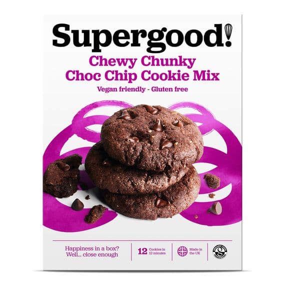 Chewy Chunky Choc Chip Cookie Mix 245g | Supergood Bakery