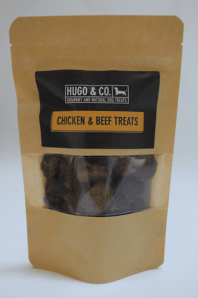Chicken & Beef Treats 75g | Hugo & Co Dog Treats