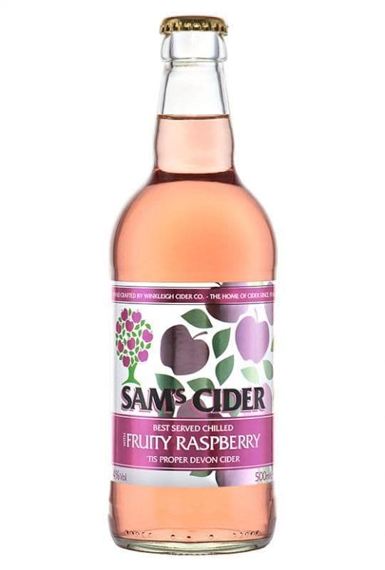 Sam's Fruity Raspberry 4% abv 500ml