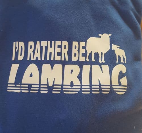 'I'd rather be Lambing'