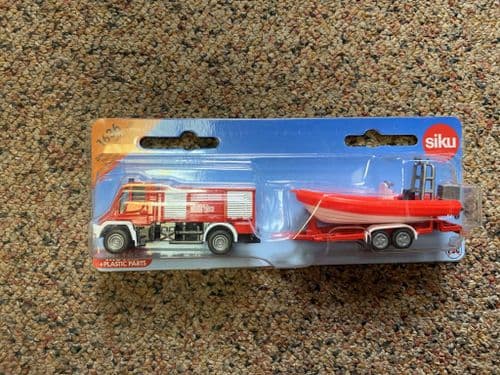 Fire Engine with Boat