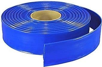 6" Layflat 152mm Layflat PVC Lay flat Blue Water Delivery Hose 