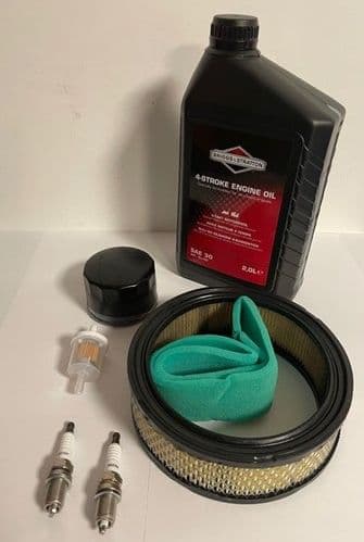 Briggs and Stratton Vanguard Engine Full Service Kit c/w Oil (Air, Fuel, Oil Filters  Spark Plugs)