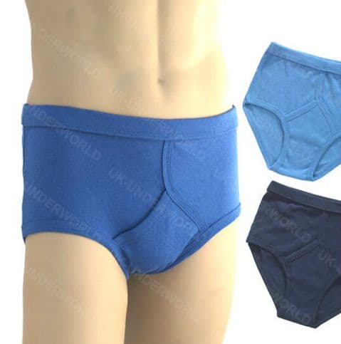 3 Pairs Mens Y Fronts Interlock Cotton Briefs Underpants Slips Pants Underwear