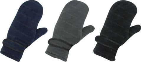 Mens Mittens Fleece Lined Thinsulate Insulation Adults Winter Warm Gloves