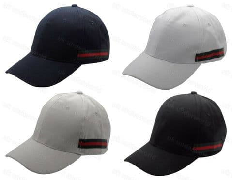 Mens Plain Designer Baseball Cap Adjustable Strap Adults Cricket Golf Peak Hat