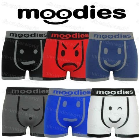 Moodies Boxer Shorts Mens Seamless Trunks Pants Briefs Adults Underwear 1 Pair