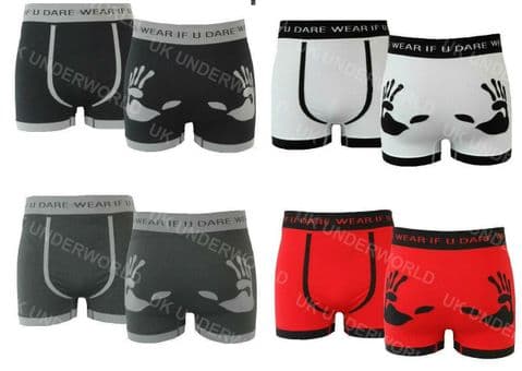 Pk Of 6 Pairs Mens Boxer Shorts Seamless Trunks Briefs Adults Underwear Designer