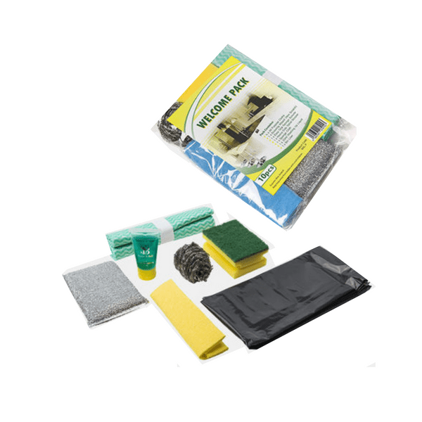 Cleaning Welcome Pack For Caravans, Holiday Cottages, Self Catering