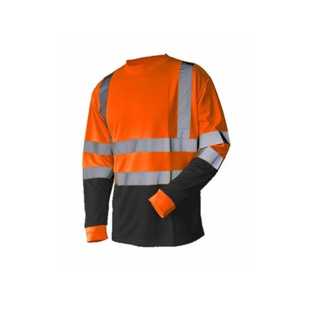 High Visibility Crew Neck Long Sleeved T-shirt