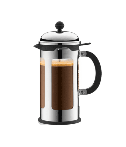 BODUM CHAMBORD COFFEE MAKER 8 CUP STAINLESS STEEL