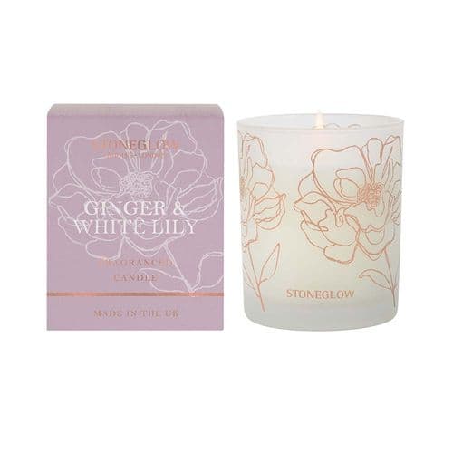 DAY FLOWER GINGER & WHITE LILY CANDLE