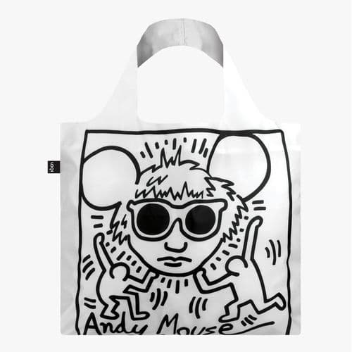 LOQI KEITH HARING ANDY MOUSE BAG