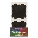 12 Large Funky Chalkboard Labels