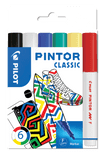 Classic Colours Pack of Fine Pilot Pintor Paint Markers