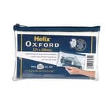 Helix Oxford 20cm x 12.5cm Clear Pencil case