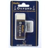 Helix Oxford Large Eraser and Pencil sharpener