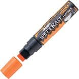 Orange Pentel Jumbo Tip 10mm-15mm Wet Erase Liquid Chalk Marker Pen SMW56