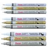 Pentel MFP10, MSP10 and MMP10 Gold, Silver and White Paint Markers