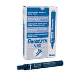 Pentel N50 Blue Permanent Marker Pack of 12