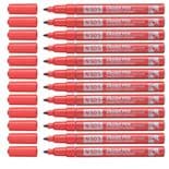Pentel N50S Red Fine Permanent Marker Pack of 12