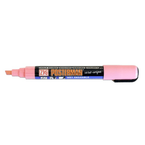 Pink Zig Posterman Wet Wipe Chalk Marker