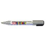 Silver Zig Posterman Waterproof Liquid Chalk Marker Pen 6mm Nib PMA-50