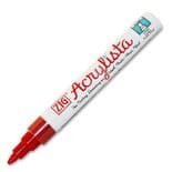 Strawberry Red Zig Acrylista 6mm chisel tip paint marker