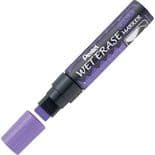 Violet Pentel Jumbo Tip 10mm-15mm Wet Erase Liquid Chalk Marker Pen SMW56