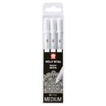 White Medium 08 Gelly Roll Gel Pen Set of 3