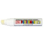 White Zig Posterman Waterproof Chalk Marker Broad 15mm Nib