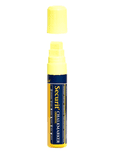 Yellow 15mm Wet Wipe Securit Chalk Marker