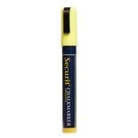 Yellow 6mm Wet Wipe Securit Chalk Marker
