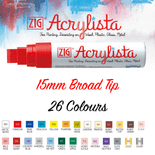 Zig Acrylista 15mm Broad tip paint marker Mega Pack