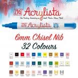 Zig Acrylista 6mm chisel tip paint marker Mega Pack