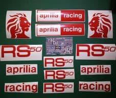 APRILIA RS50 Decal/ Sticker Pack  (type2)