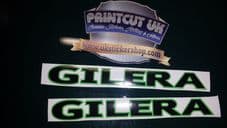 Gilera Black & Green Decals/Stickers VX VXR FX FXR SP DD Runner (indicator pans)