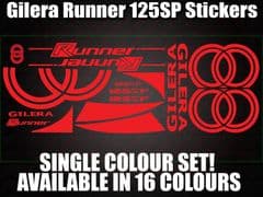 Gilera Runner 125 SP Large Decals/Stickers 50 70 125 172 180 183 210
