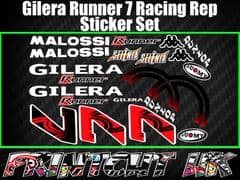 Gilera Runner 7 Stickers sp fx fxr vx vxr 50 70 125 172 180 183 200 210 Malossi