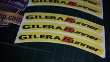 Gilera Runner Rim tape Wheel stickers EXCLUSIVE 50, 125. 172, 180 183 sp vx st C