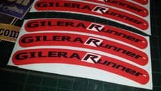 Gilera Runner Rim tape Wheel stickers EXCLUSIVE 50, 125. 172, 180 183 sp vx st K