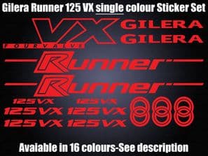 Gilera Runner VX 125 Decals/Stickers 50 70 125 172 183 210