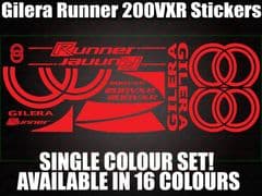 Gilera Runner VXR 200 Large Decals/Stickers 180 200 210